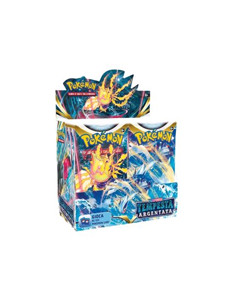 Pokemon Sword & Shield 12 Tempesta Argentata Booster Display (36 Boosters) - Italian