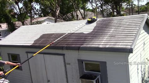 Pressure washing the shed roof in real time - Mesmerizing!! ASMR! - YouTube