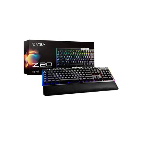 EVGA Z20 RGB Optical Mechanical Gaming Keyboard, Optical Mechanical ...