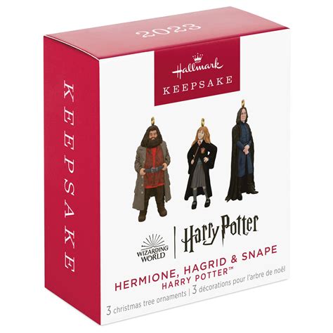 2023 Hermione, Hagrid & Snape, Harry Potter | QXM9259 | Hallmark ...