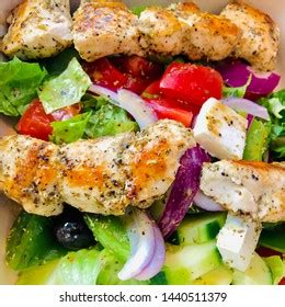 Mediterranean Chicken Kebab Salad Kabob Meat Stock Photo 1440511379 | Shutterstock