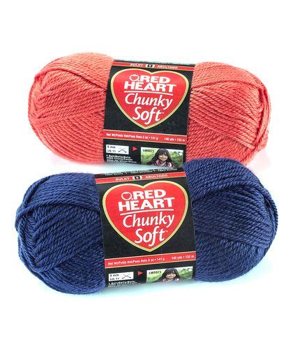 Red Heart Chunky Soft Yarn -- The same Soft premium acrylic yarn you already love now in a ...