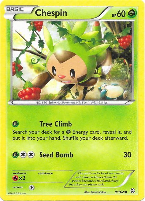 Chespin 9/162 -- BREAKthrough Pokemon Card Review | PrimetimePokemon's Blog