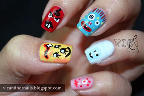 Vic and Her Nails: Halloween Nail Art Challenge + October N.A.I.L. Theme 3: Monsters