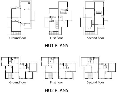 Housing Units (HUs) Plans from Both Phases of ProsAMiM | Download Scientific Diagram