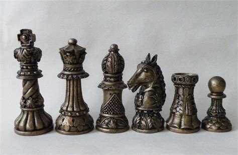 Medium Ornate LATEX CHESS Moulds/molds 9 - Etsy | Chess, Chess pieces, Chess board