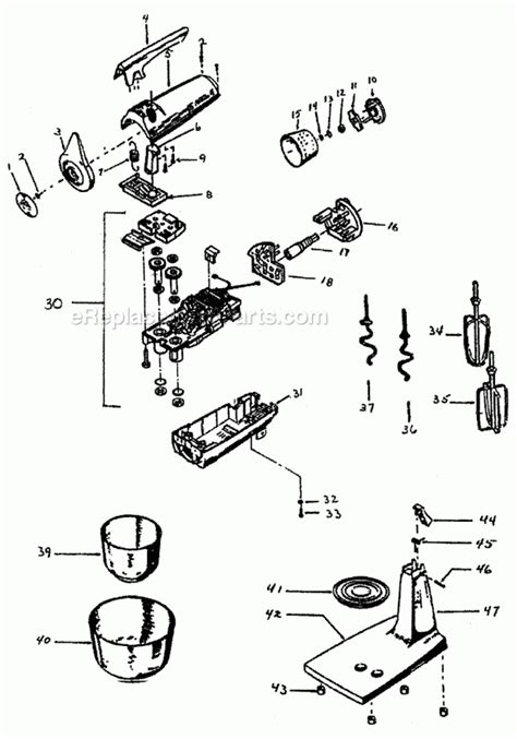 Sunbeam Mixmaster Repair Parts | Reviewmotors.co