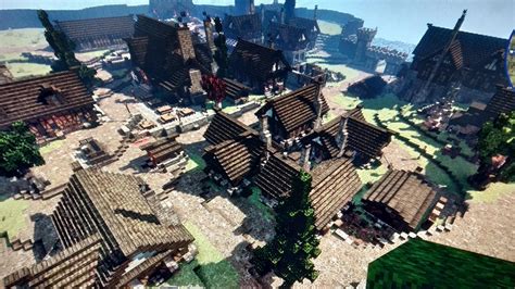 My Minecraft medieval/fantasy town : Minecraft