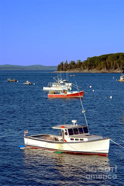 Maine Lobster Boat Photograph by Olivier Le Queinec