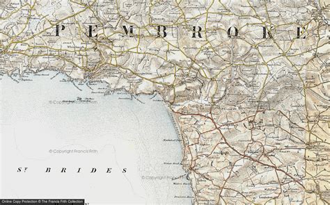 Old Maps of Pembrokeshire Coast National Park, Dyfed