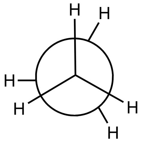 Draw Newman projection formula of n-butane.