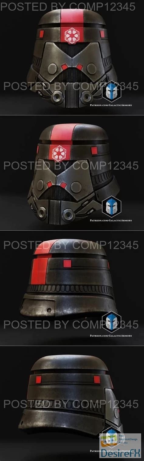 Download Sith Empire Trooper Helmet 3D Print - DesireFX.COM