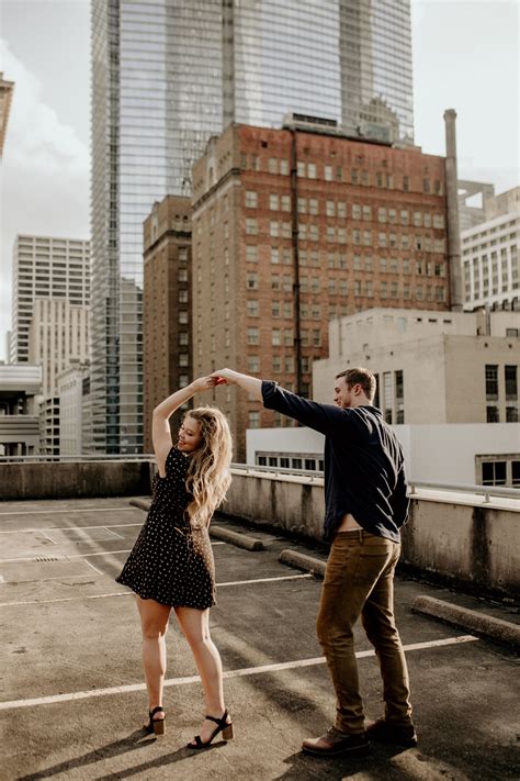 Payton Hartsell | Houston TX | Wedding + Engagement photographer Love story session in Downtown ...