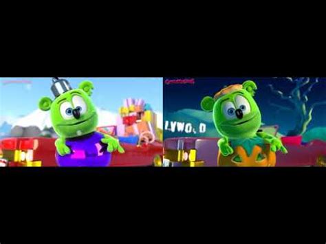 The Gummy Bear Song - CHRISTMAS & HALLOWEEN Comparison - YouTube