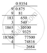 Find the Square Root the Following Correct to Three Places of Decimal ...