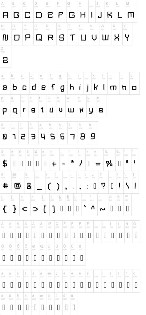 MB Block Type Font | dafont.com