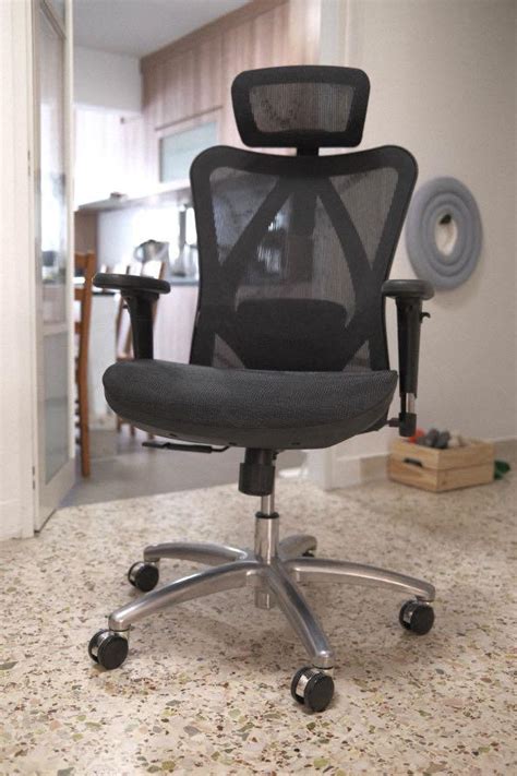 SIHOO Ergonomic Chair (SIHOO M57, BLACK), Furniture & Home Living ...