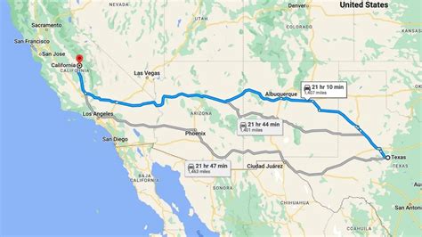 Texas To California Road Trip & Drive (2024 Edition)