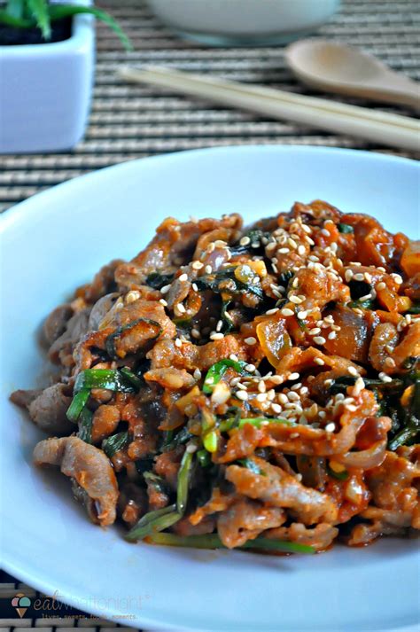 Korean Spicy Pork Bulgogi – Eat What Tonight