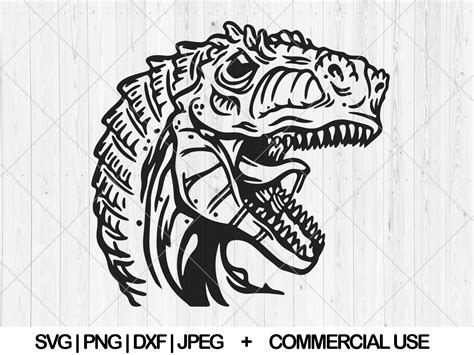 T-rex svg Roar dinosaurio svg dxf png jpg Tyrannosaurus - Etsy México