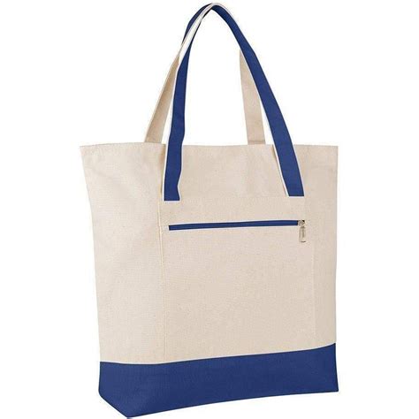 Canvas Tote Bags with Zipper & Wholesale Large Canvas Tote Bags – BagzDepot™