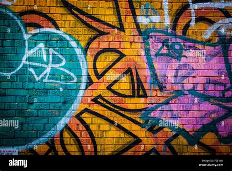 Graffiti wall. Urban art vector background. Brooklyn Stock Photo - Alamy