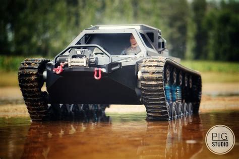 Pig Studio Rc 1/10 RipSaw tank | Super fast cars, Futuristic cars, Zombie vehicle