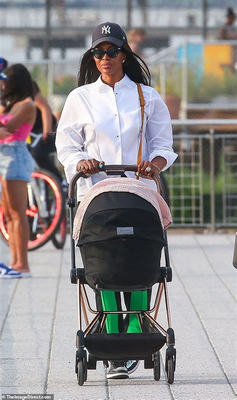 Naomi Campbell Took Her Baby For A Casual Walk For The First Time | FPN