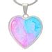 Transgender Necklace Engraved Heart Necklace Trans Subtle - Etsy