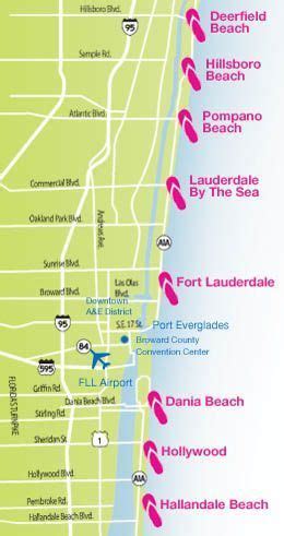 Greater Fort Lauderdale Beach Map | Fort lauderdale beach, Lauderdale beach, Fort lauderdale ...