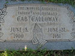 Cab Calloway (1900-1981) - Find a Grave Memorial