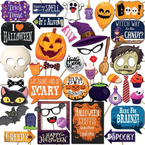 Halloween Printable Photo Booth Props Printable Halloween ...