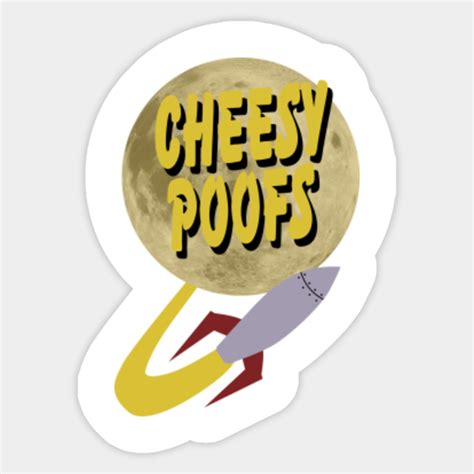 Cheesy Poofs Logo inspired by South Park - Cheesy Poofs South Park - Sticker | TeePublic