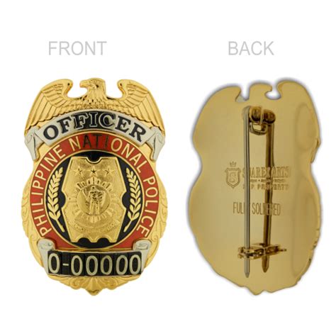 PNP Badge Numbers and Dash - PNP – philippinepublicsafetysupply