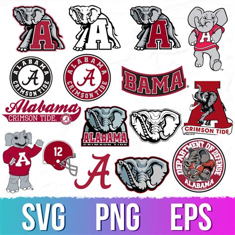 Alabama Crimson Tide logo, Crimson Tide svg, Crimson Tide e | Inspire Uplift