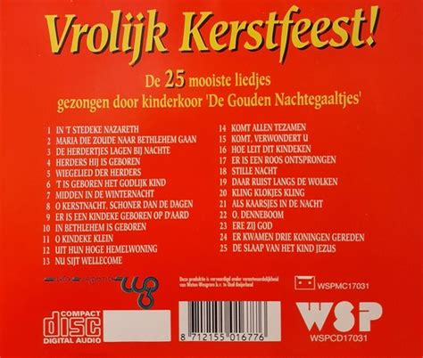 1-CD VARIOUS - VROLIJK KERSTFEEST: DE 25 MOOISTE LIEDJES - Kinderkoor De Gouden... | bol