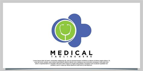 clinical logo design with creative concept 26524590 Vector Art at Vecteezy