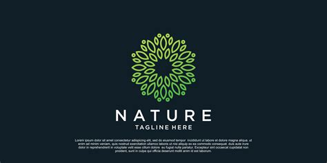 Nature logo design with unique concept Premium Vector 21344899 Vector ...