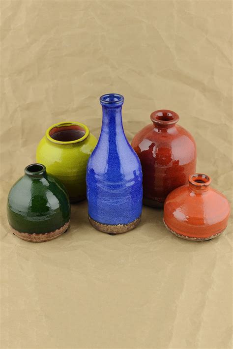 Mini Ceramic Vases (Set of 5) - Walmart.com