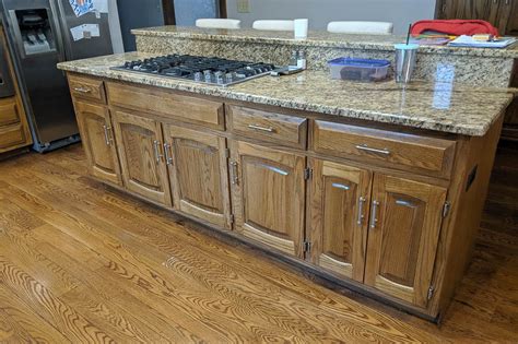 Restaining Oak Kitchen Cabinets Before And After | Cabinets Matttroy