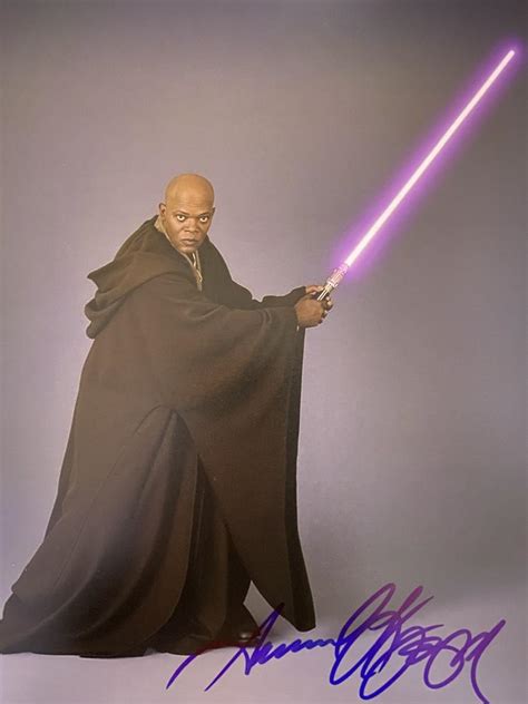 Star Wars Samuel L. Jackson signed movie photo | EstateSales.org