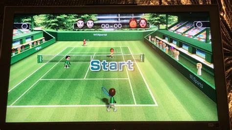 Wii Sports: Tennis Gameplay - YouTube