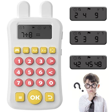 Montessori Mini Maths Teaching Calculator Early Learning Math Machine ...