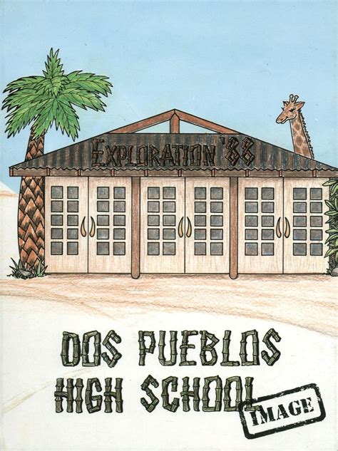 1988 yearbook from Dos Pueblos High School from Goleta, California for sale