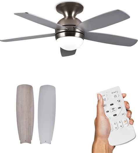 Buy Ceiling Fans with Lights Remote Control, 52 Inch Indoor Ceiling Fan ...