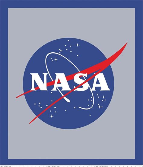 p7806-blue Out Of This World With NASA Logo Panel