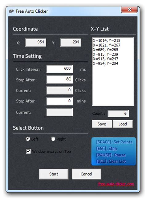 Free Auto Clicker - Download