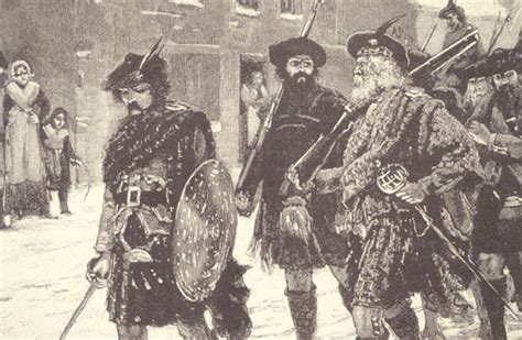 Scot Highlanders at Bloody Marsh