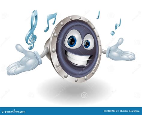 Speaker man character stock vector. Illustration of design - 24802875