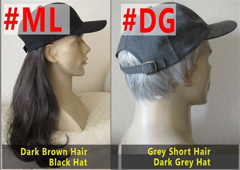 Baseball Caps Hats With Hair Attached - Etsy